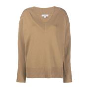 Grijze Gebreide Tuniek Vince , Beige , Dames