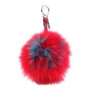 Pre-owned Fur key-holders Fendi Vintage , Red , Dames