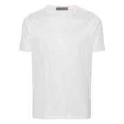 Casual wit katoenen T-shirt Corneliani , White , Heren