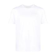 Casual korte mouw wit katoenen T-shirt Moschino , White , Heren