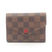 Pre-owned Canvas wallets Louis Vuitton Vintage , Brown , Dames