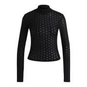 Damesmode Top Hugo Boss , Black , Dames