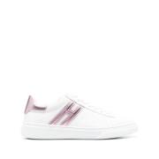 Witte Leren Casual Sneakers Hogan , White , Dames