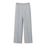 Elegante Wollen Blend Broek Twinset , Gray , Dames