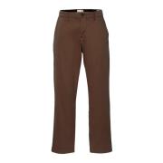 Slim Fit Stretch Twill Chino Broek Timberland , Brown , Heren