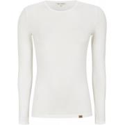 Slim Fit O-Hals Sweater Esmé Studios , White , Dames