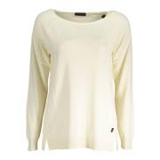 Viscose Pullover met Logo North Sails , White , Dames