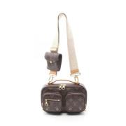 Pre-owned Fabric louis-vuitton-bags Louis Vuitton Vintage , Brown , Da...