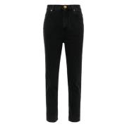 Zwarte Slim Fit Skinny Jeans Balmain , Black , Dames