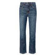 Ankle Straight Jeans Ralph Lauren , Blue , Dames