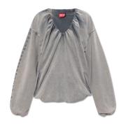 Sweatshirt F-Indy Diesel , Gray , Unisex