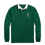 Groene Rugby Sweatshirt Casual Stijl Polo Ralph Lauren , Green , Heren