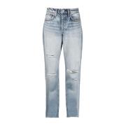 Blauwe Straight Jeans Casual Stijl Rag & Bone , Blue , Dames