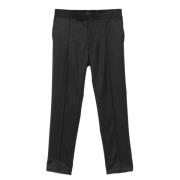 Antraciet wol visgraat broek Brioni , Gray , Heren