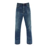 Vintage Distressed Straight Jeans Agolde , Blue , Heren