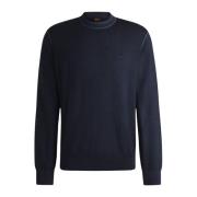 Heren Trui Astefano Hugo Boss , Blue , Heren