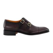 Klassieke Herenschoenen van Leer Santoni , Brown , Heren