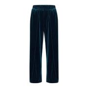 Wijde Pijp Broek Titan Saint Tropez , Blue , Dames