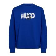 Stijlvolle Heren Sweater Hugo Boss , Blue , Heren