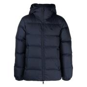 Blauwe Puffer Donsjas Casual Stijl J.Lindeberg , Blue , Heren