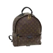 Pre-owned Canvas backpacks Louis Vuitton Vintage , Brown , Dames