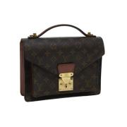 Pre-owned Canvas louis-vuitton-bags Louis Vuitton Vintage , Brown , Da...