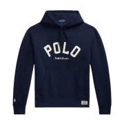 Fleece Logo Hoodie Polo Ralph Lauren , Blue , Heren