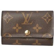 Pre-owned Canvas key-holders Louis Vuitton Vintage , Brown , Dames