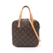 Pre-owned Canvas handbags Louis Vuitton Vintage , Brown , Dames