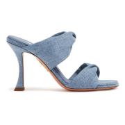 Blauwe Elegante Hoge Hak Pumps Aquazzura , Blue , Dames