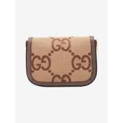 Pre-owned Leather gucci-bags Gucci Vintage , Brown , Dames