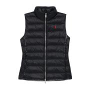 Casual Zwart Nylon Vest Polo Ralph Lauren , Black , Dames