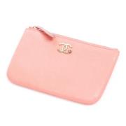 Pre-owned Leather chanel-bags Chanel Vintage , Pink , Dames