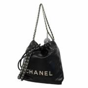 Pre-owned Fur chanel-bags Chanel Vintage , Black , Dames