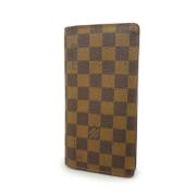 Pre-owned Canvas wallets Louis Vuitton Vintage , Brown , Dames