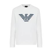 Klassieke Crewneck Sweatshirt Emporio Armani , White , Heren