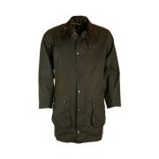 Gewaxte Northumbria Jas Barbour , Green , Heren