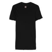 Casual Zwarte Korte Mouw Katoenen T-Shirt Rick Owens , Black , Heren