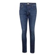 Slim Fit Donkerblauwe Jeans Don The Fuller , Blue , Heren