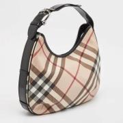 Pre-owned Canvas handbags Burberry Vintage , Beige , Dames