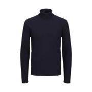 Essentials Gebreide Rolhals Trui Blauw Jack & Jones , Blue , Heren