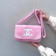 Pre-owned Fabric chanel-bags Chanel Vintage , Pink , Dames