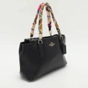 Pre-owned Leather totes Coach Pre-owned , Black , Dames