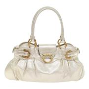 Pre-owned Leather handbags Salvatore Ferragamo Pre-owned , Yellow , Da...