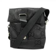 Pre-owned Nylon shoulder-bags Gucci Vintage , Black , Dames