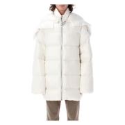 Hooded Cyclopic Jas Wit Buitenkleding Moncler , White , Heren