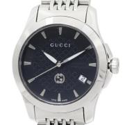 Pre-owned Metal watches Gucci Vintage , Black , Heren