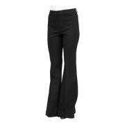 Zwarte elegante flared broek ViCOLO , Black , Dames