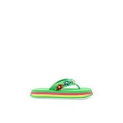 Stijlvolle Sandalen met Bandjes Msgm , Green , Dames