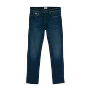 Klassieke Blauwe Straight Leg Denim Jeans GAS , Blue , Heren